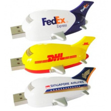 Maßgefertigte USB-Stick in Form eines Flugzeuges - Topgiving